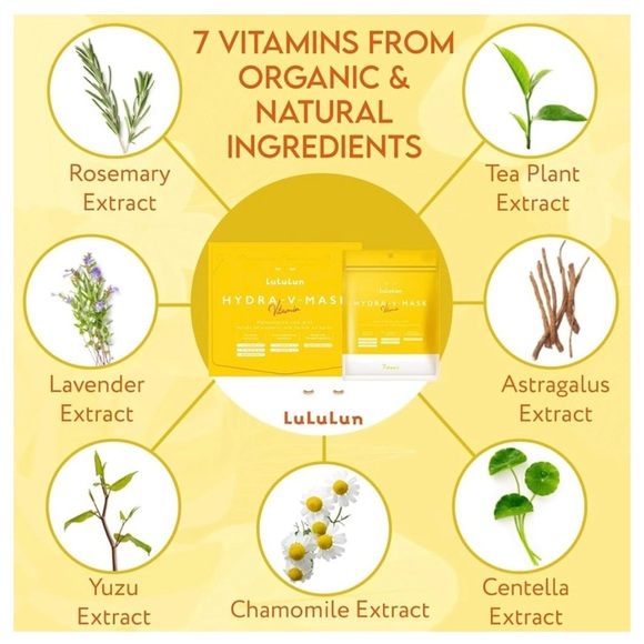 New LuLuLun Hydra-V Vitamin Masks, 28 pack - Picture 5 of 8